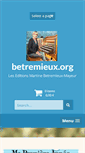 Mobile Screenshot of betremieux.org